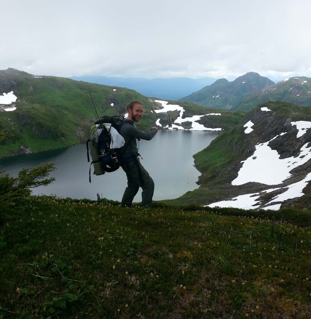 hiking Traverse trail in Ketchikan, Alaska